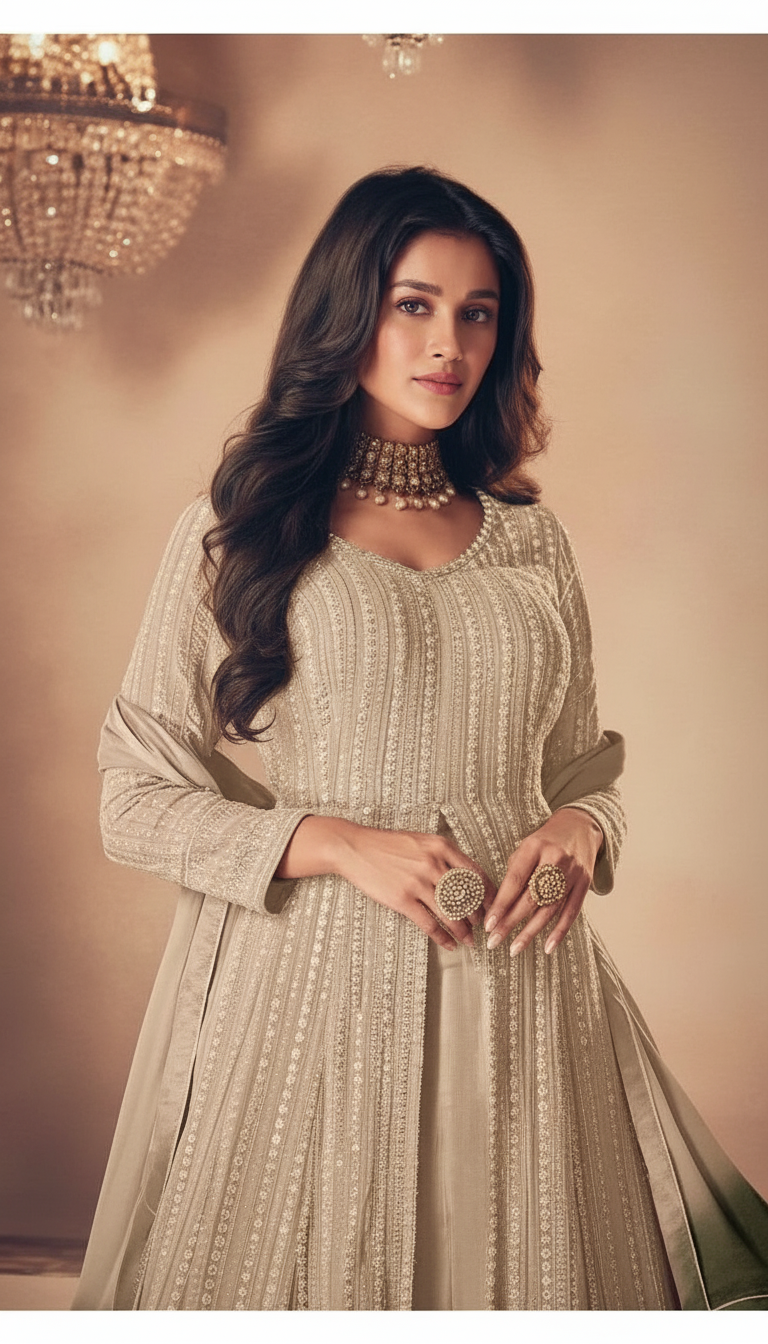 Noor Gold New Shades Readymade Skirt Style -122 / HC002420 view 4