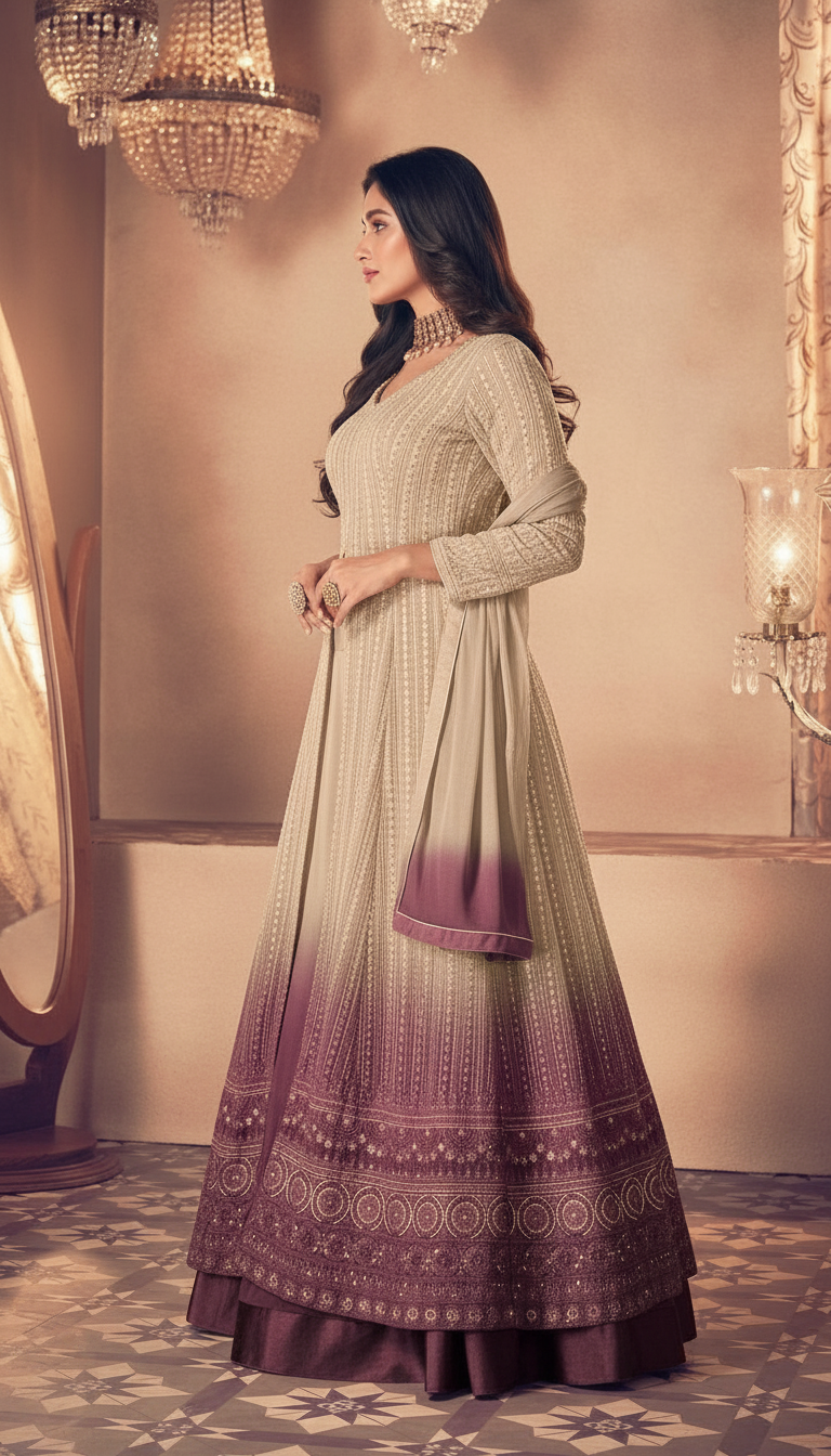 Noor Gold New Shades Readymade Skirt Style -122 -/ HC002420 view 2