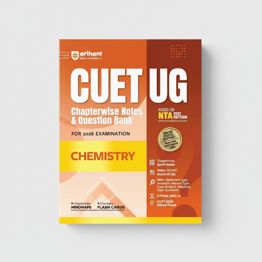 Arihant CUET UG 2026 Chemistry Chapterwise Notes & Question Bank | Based on NTA Test Pattern | 9789373946344