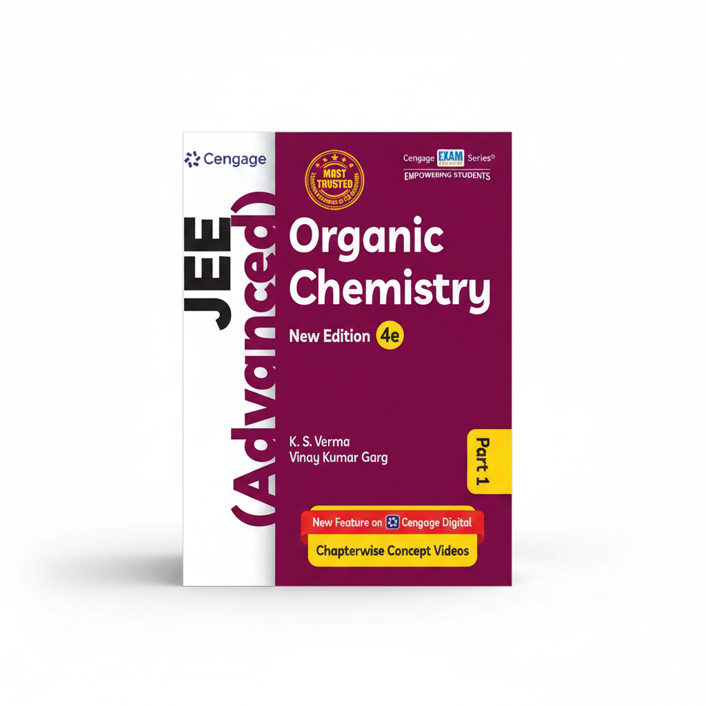 Cengage JEE Advanced Organic Chemistry (Part 1 ) By K S Verma ; V K Garg {4e} | 9789366601144