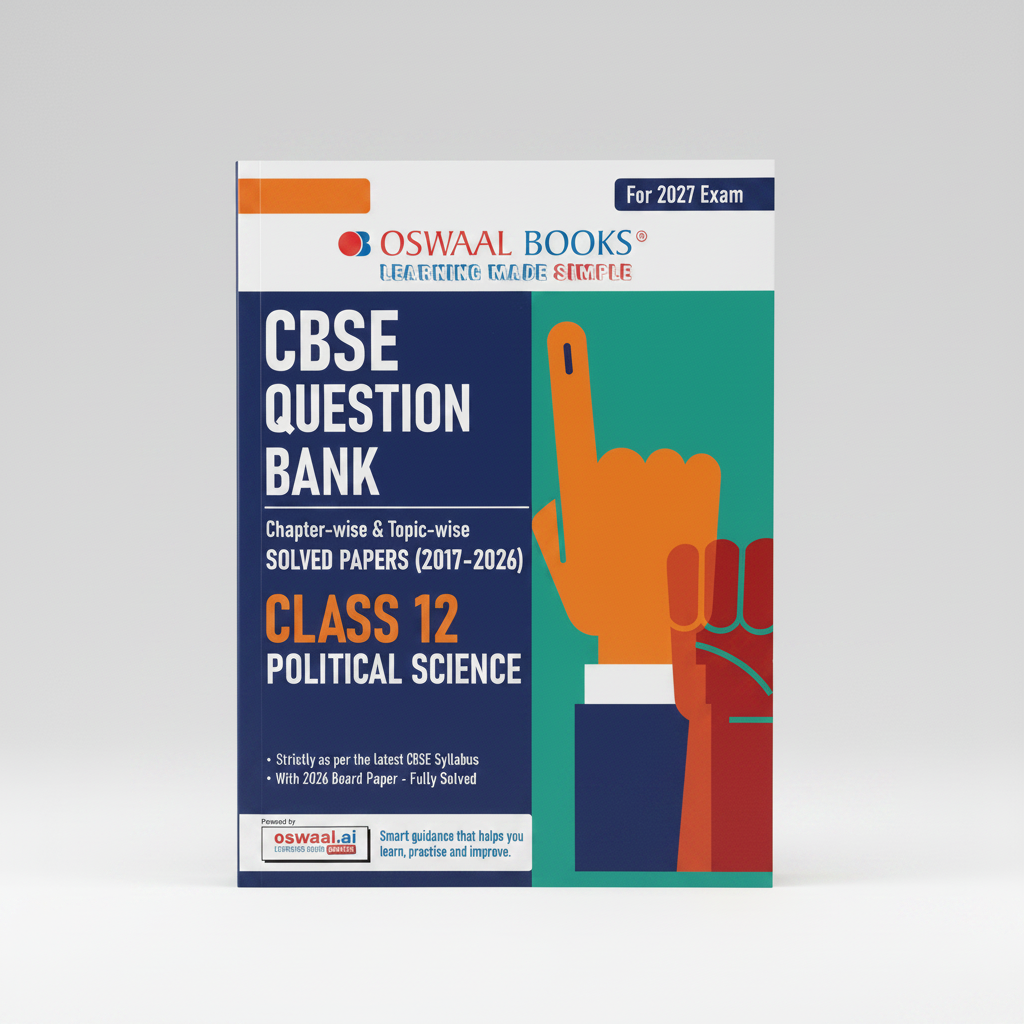 Oswaal CBSE Question Bank Class 12 Political Science Exam 2027 | 9789373015033