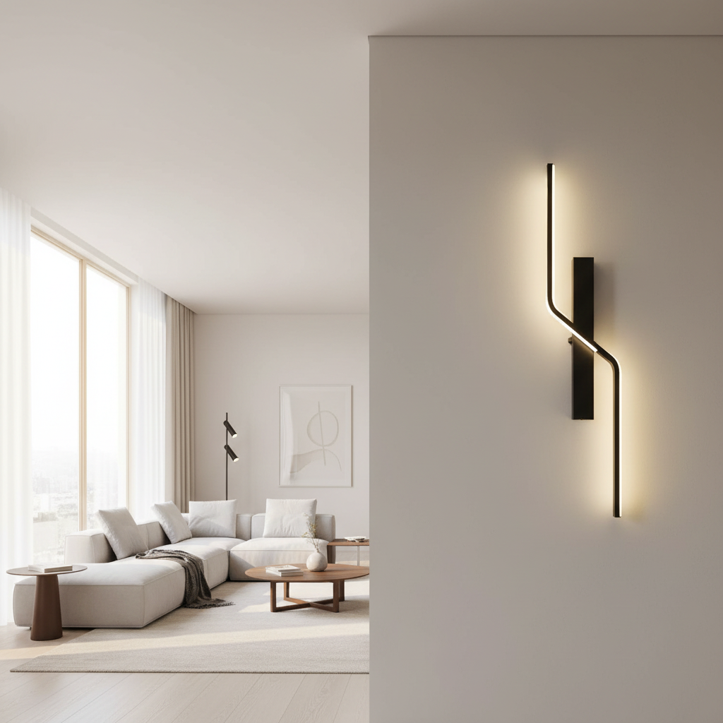 Geometric Wall Light _8007-1 view 2