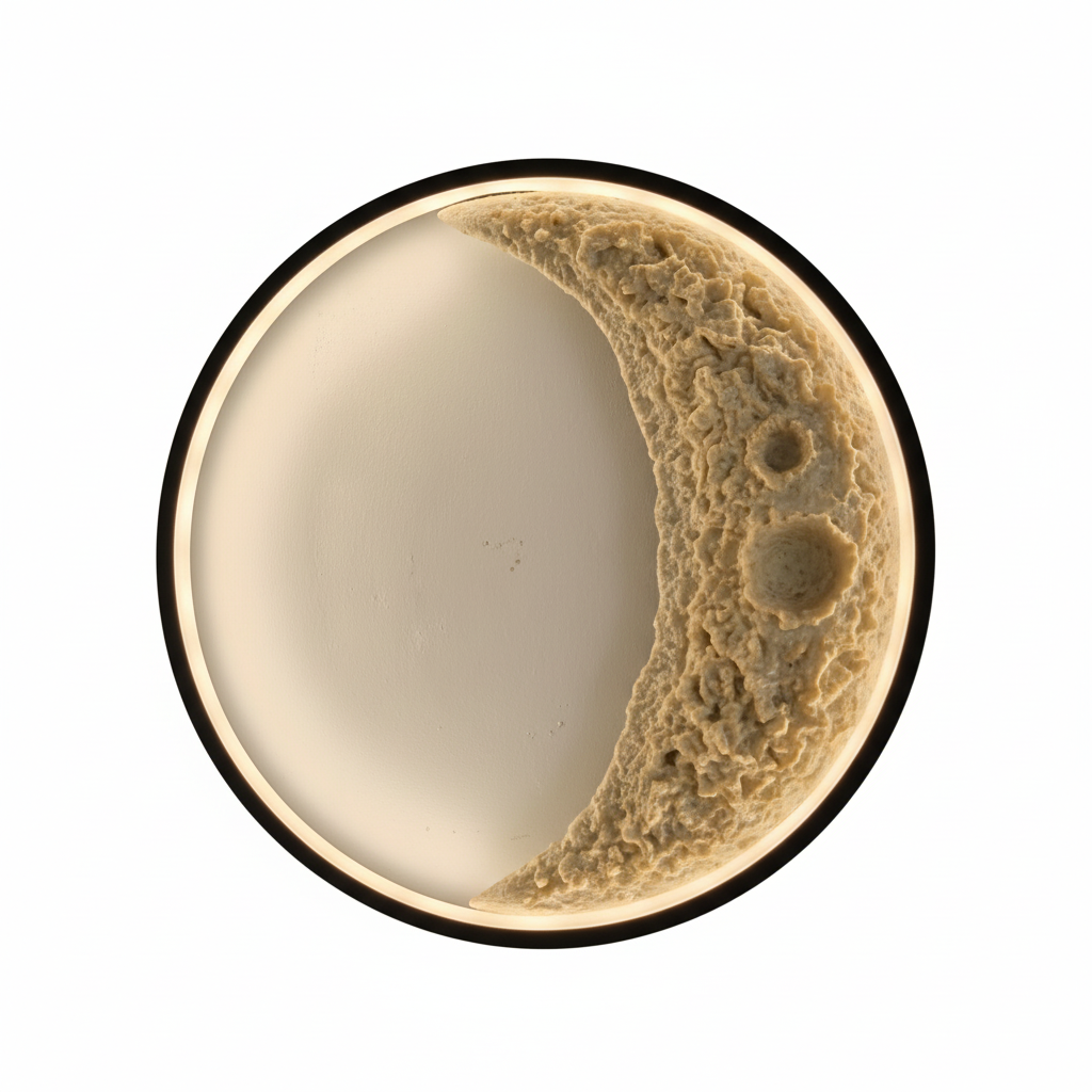 Moon-Texture Wall Lamp_6515-30CM