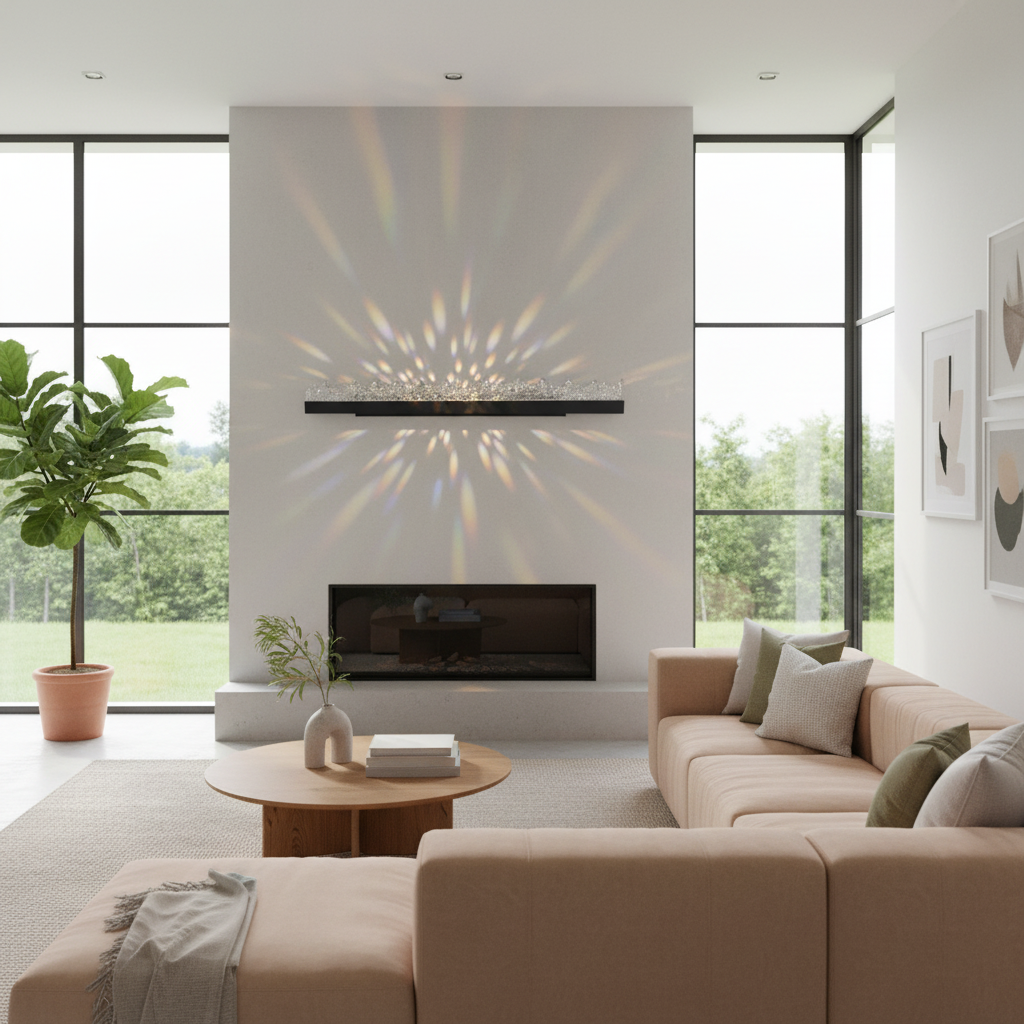 Crystal Wall Light_6861 BK60CM view 2