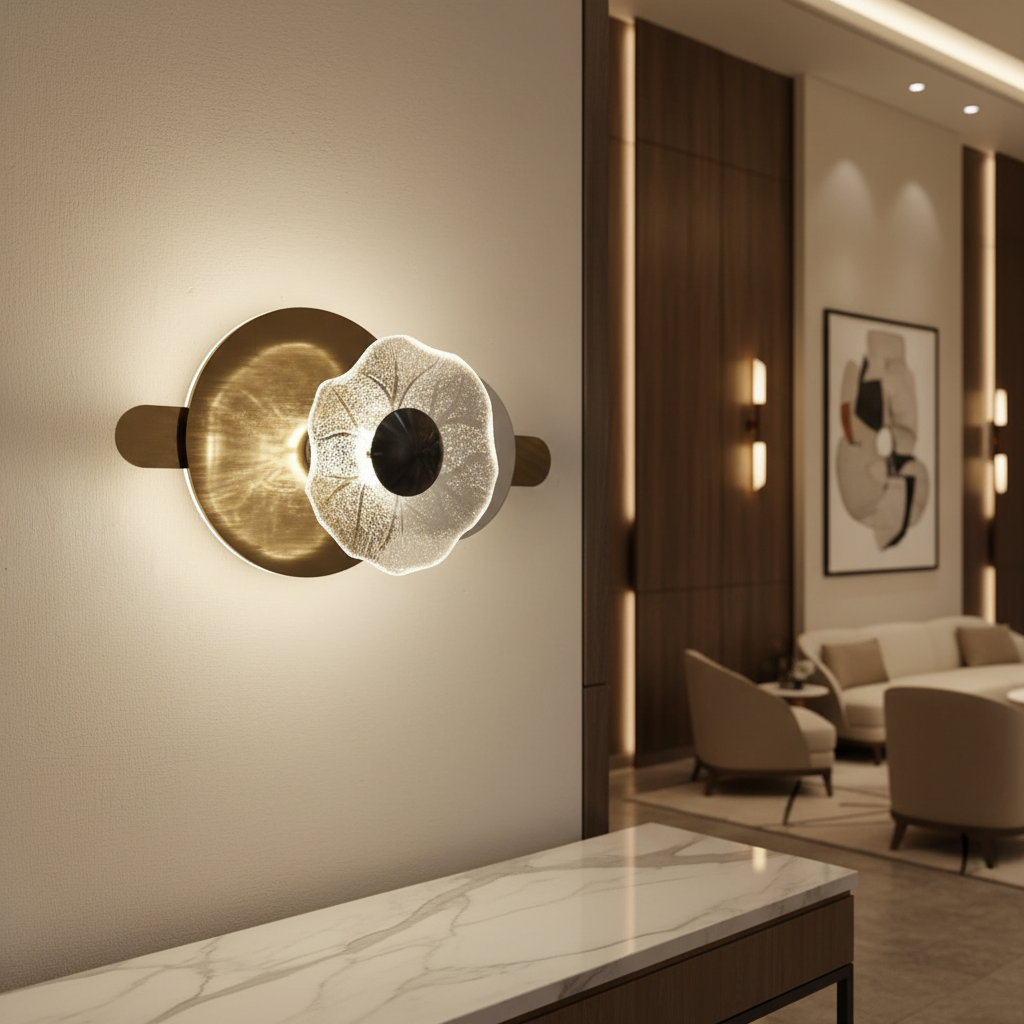 Modern Glass Wall Lamp_6895 GAB+WH view 2