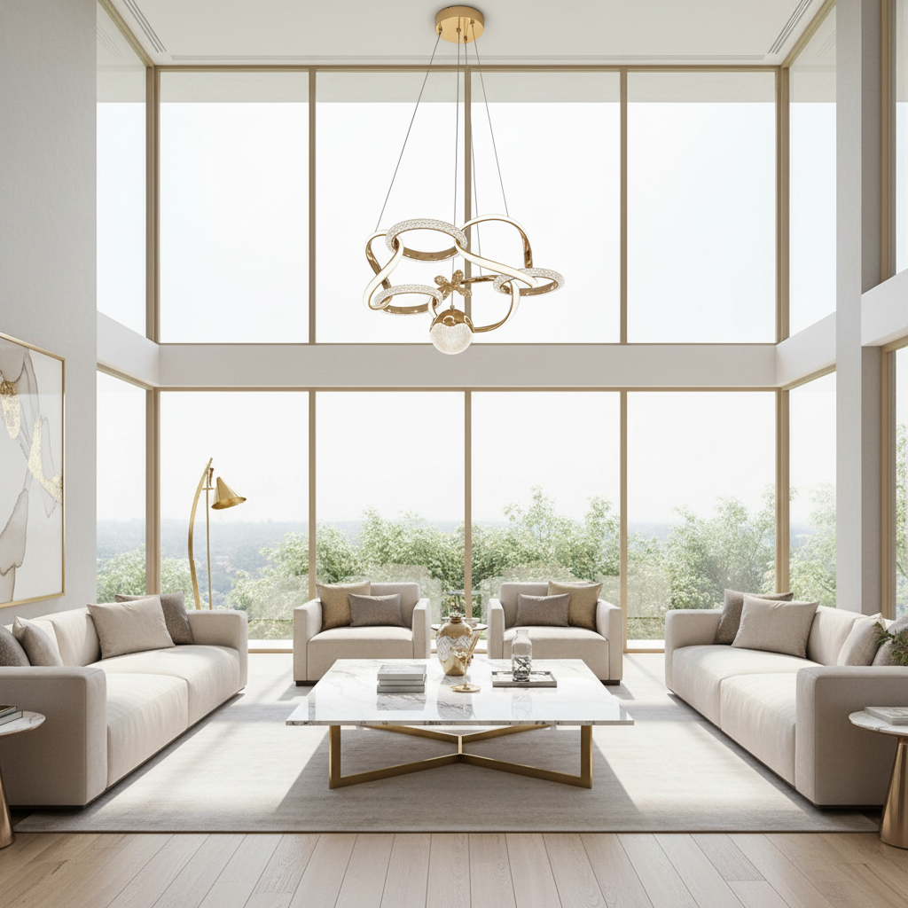 Modern Chandelier_JL7650 view 2
