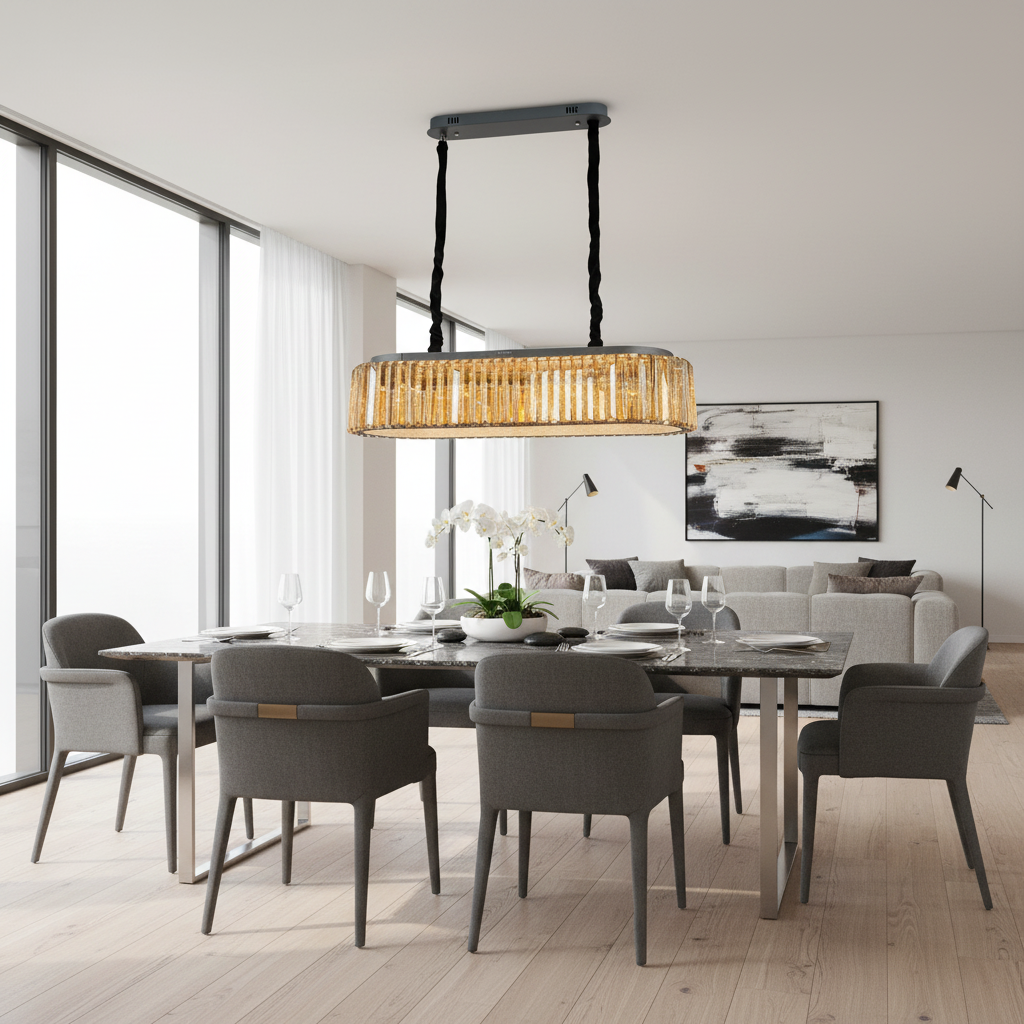 Crystal Pendant Light_9611/300/800 view 2