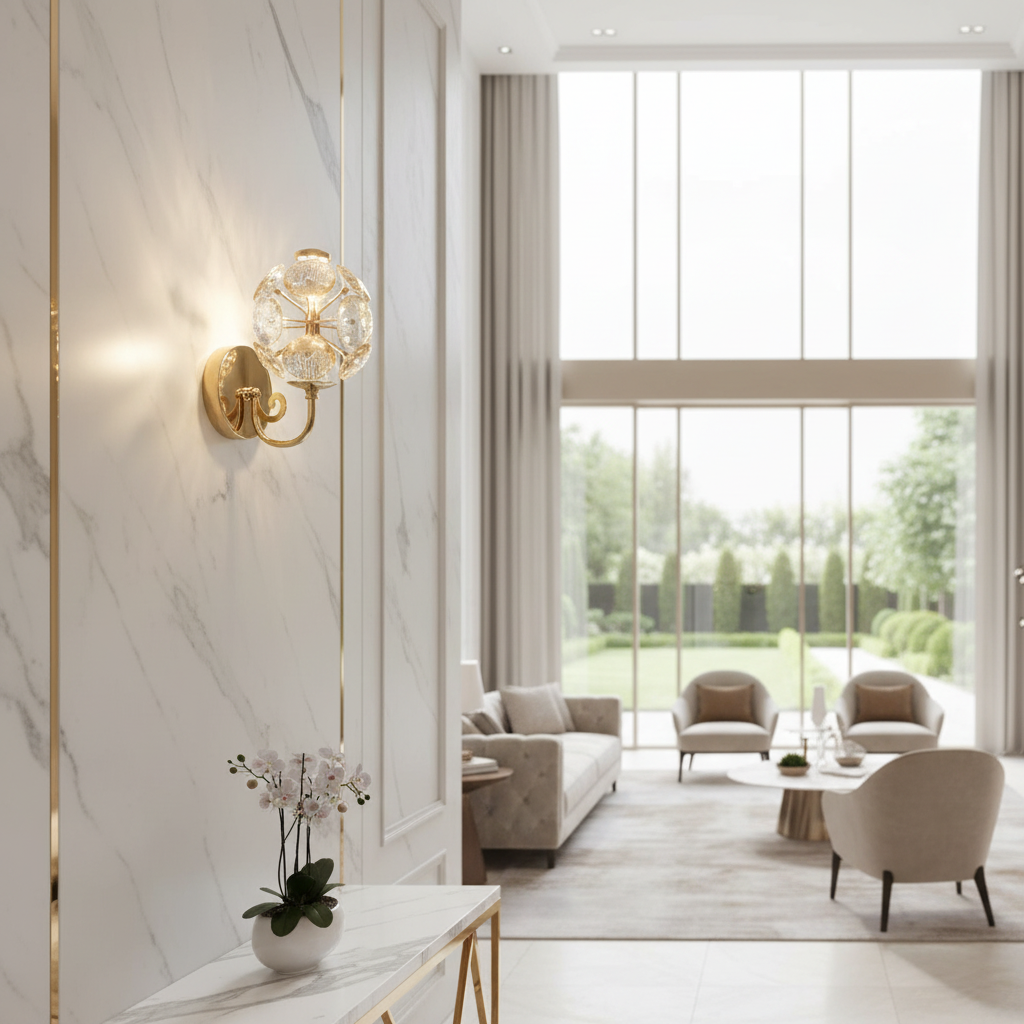 Elegant Wall Sconce_6088A-1W-GD view 2