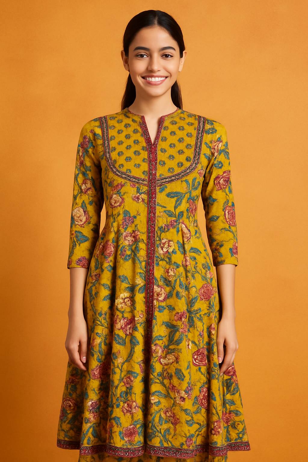 Floral Print Kurti