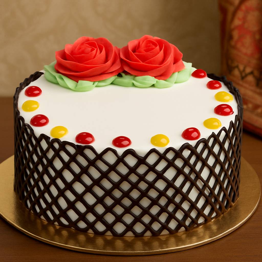 Chocolate Lace Cake