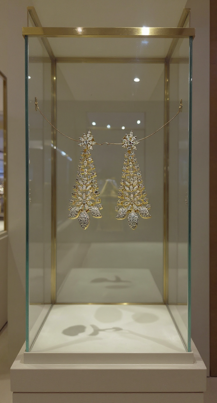 Traditional Silver Earrings