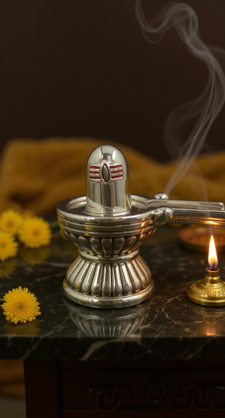 Silver Shiv Ling Electro Foaming 999