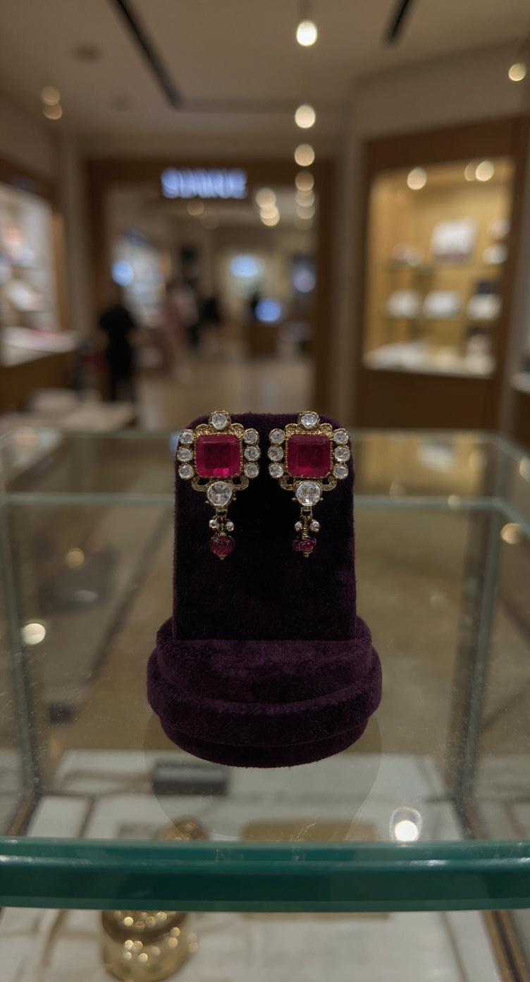 Ruby Earrings view 4