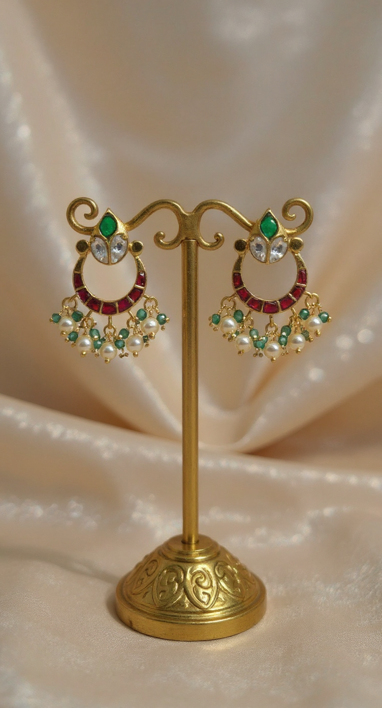 Kundan Earrings view 5
