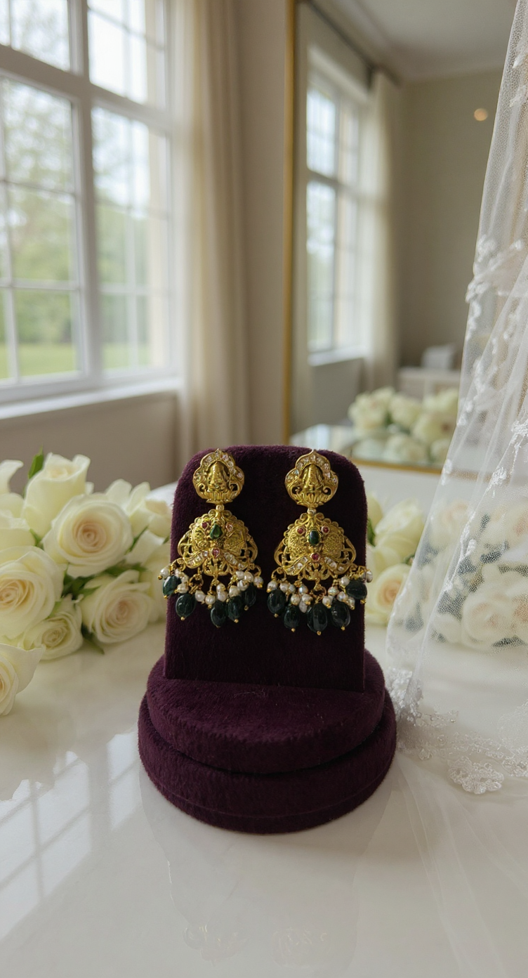 Traditional  Earrings 20.53gm view 2