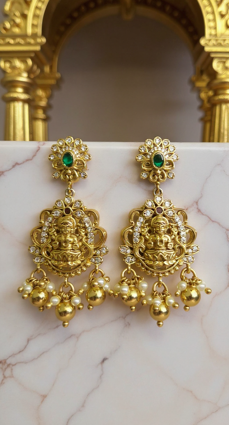 Traditional  Earrings 16.35gm view 3