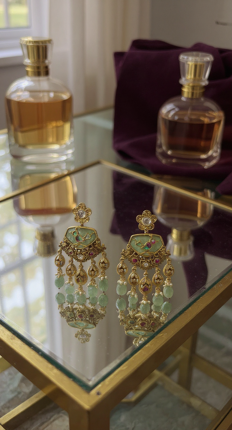 Traditional Earrings 47.14gm view 4