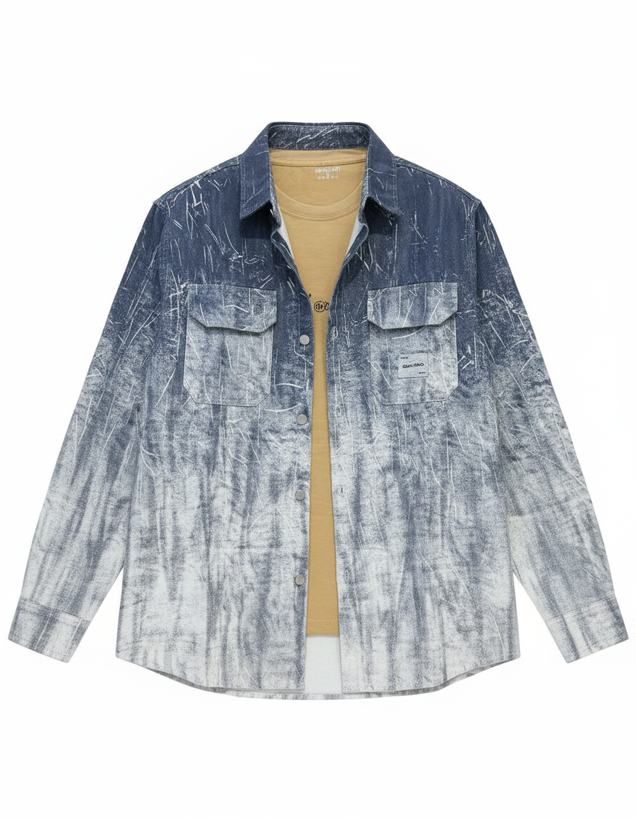Imported Denim Shirt view 2
