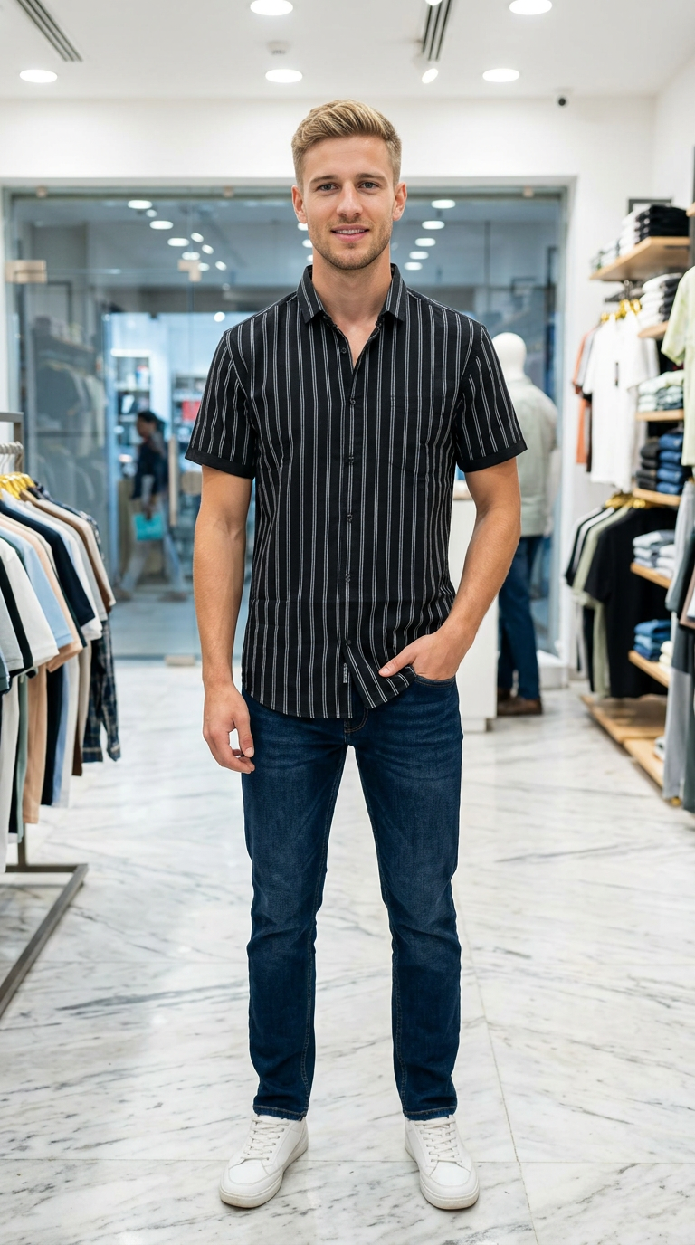 Striped Casual Shirt view 2