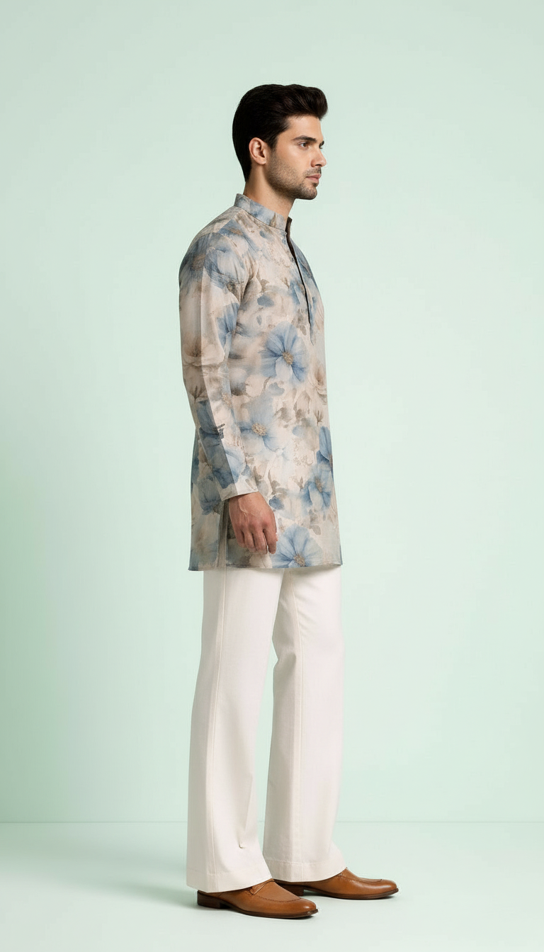 Floral Printed Kurta view 5