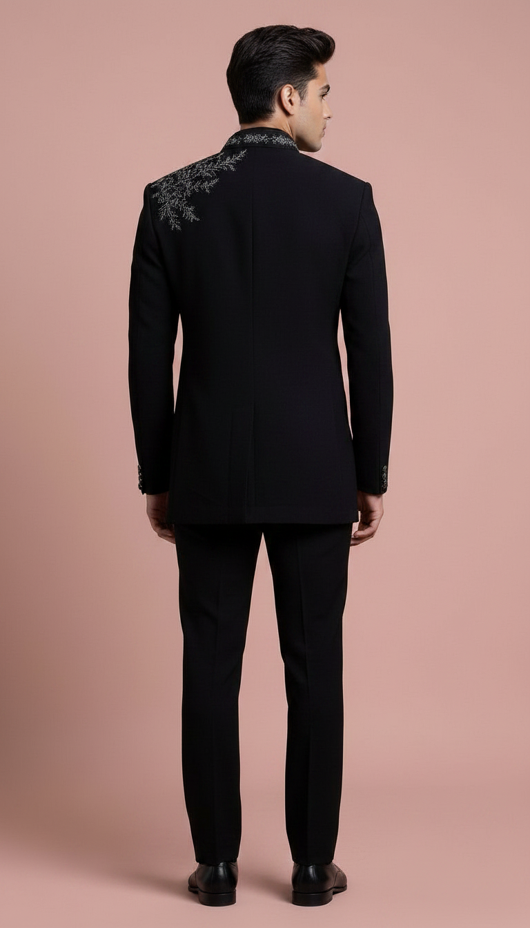 Embroidered 3 Piece Shrug view 5