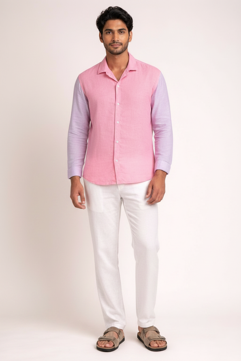 Pastel Linen Shirt view 4