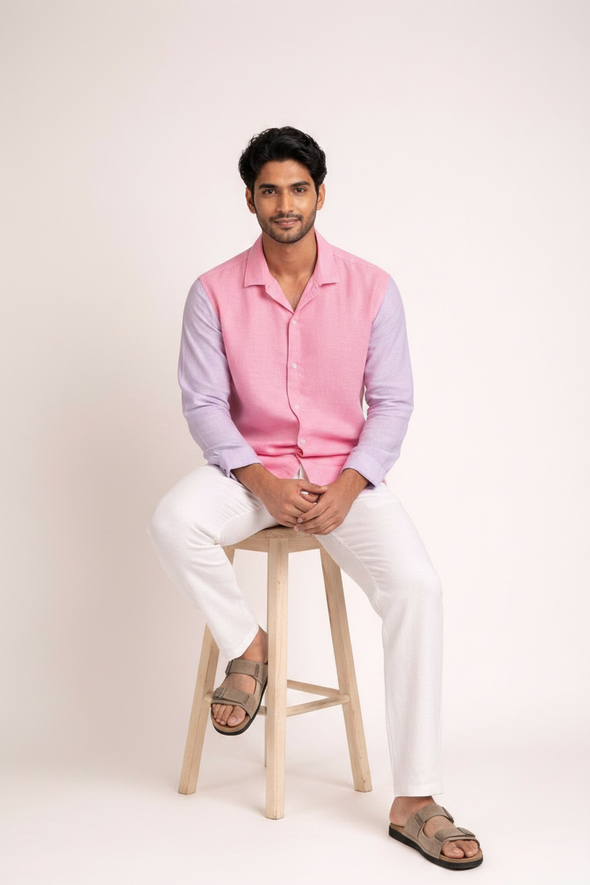 Pastel Linen Shirt view 2