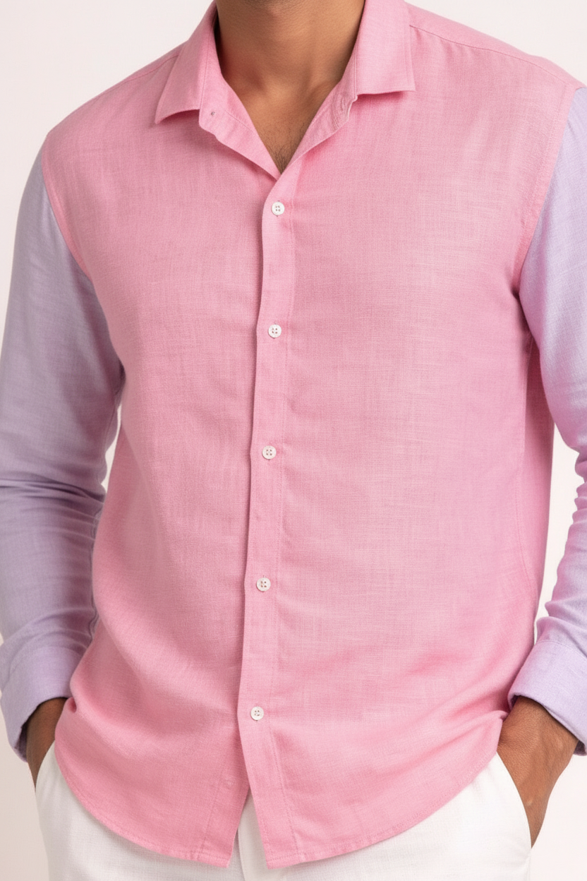 Pastel Linen Shirt view 3