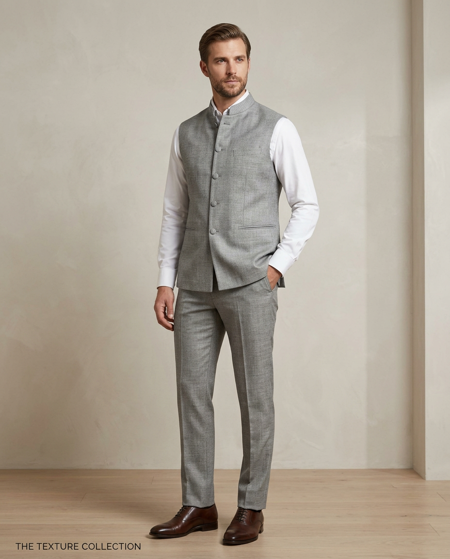 Grey Suit Fabric