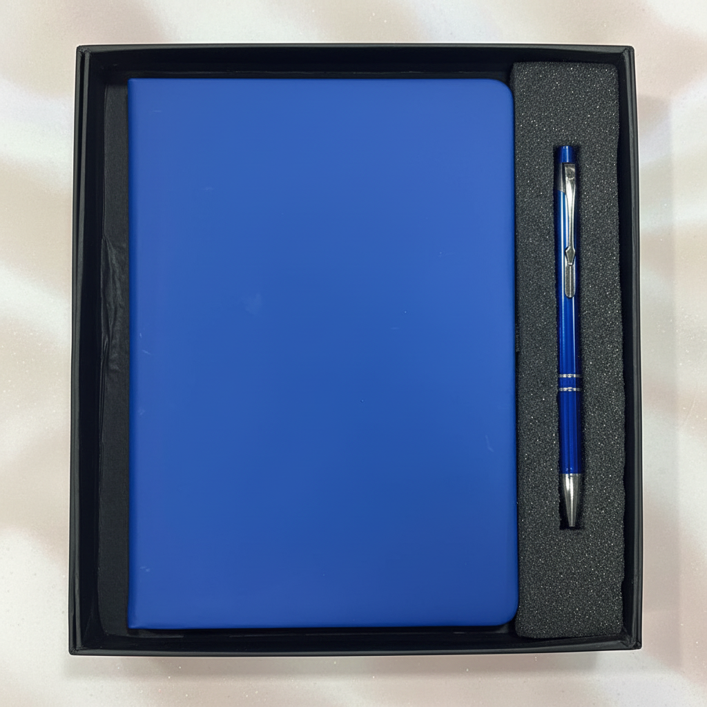 Blue Notebook and Pen Set view 3