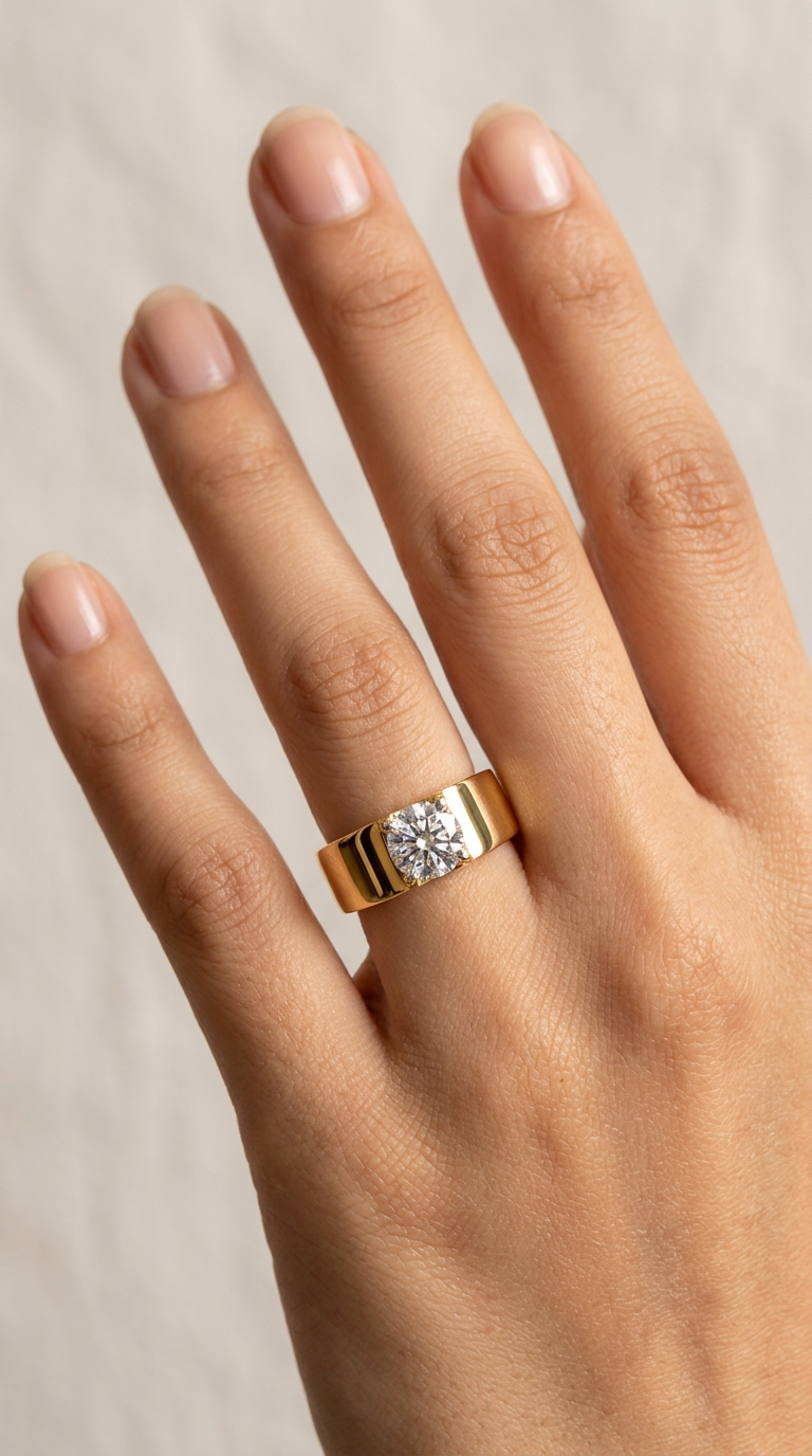 Gold Diamond Ring