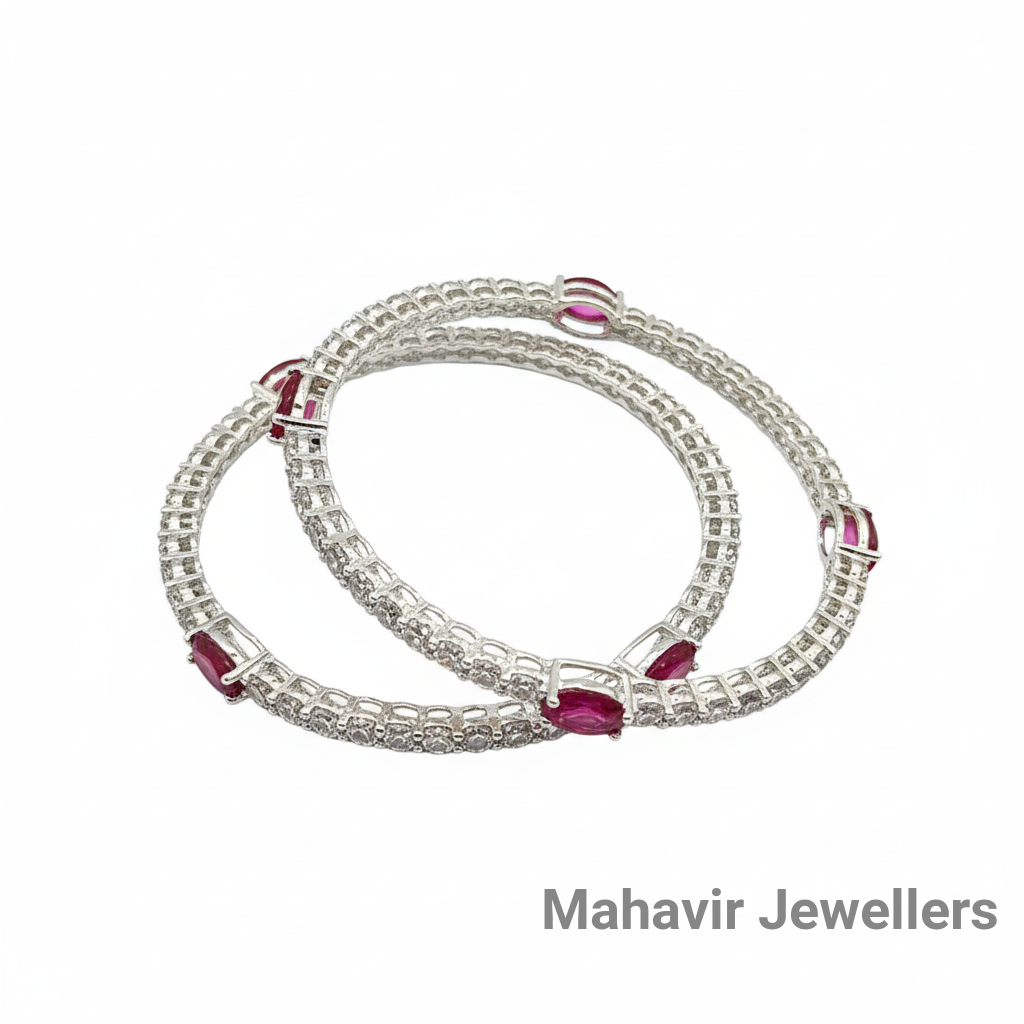 Sterling Silver 92.5 Ladies Bangles view 2