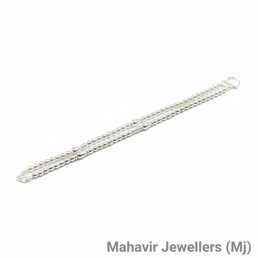 Premium Solid Silver Anklet view 2