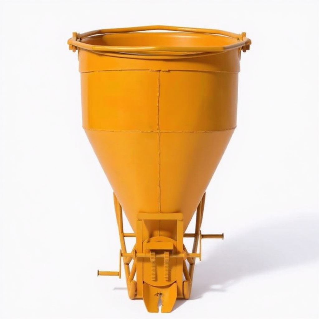Concrete Bucket 0.5 Cubic With Gear