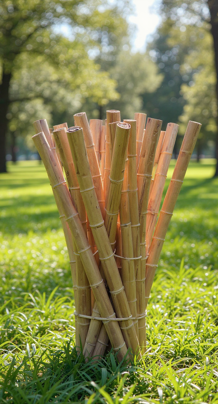 Natural Bamboo Sticks