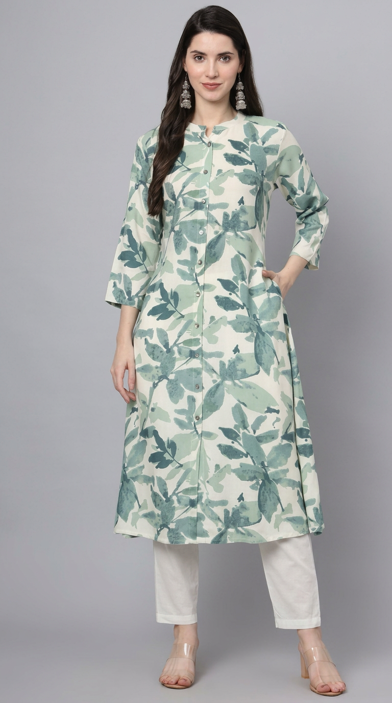 Rayon Printed Kurta
