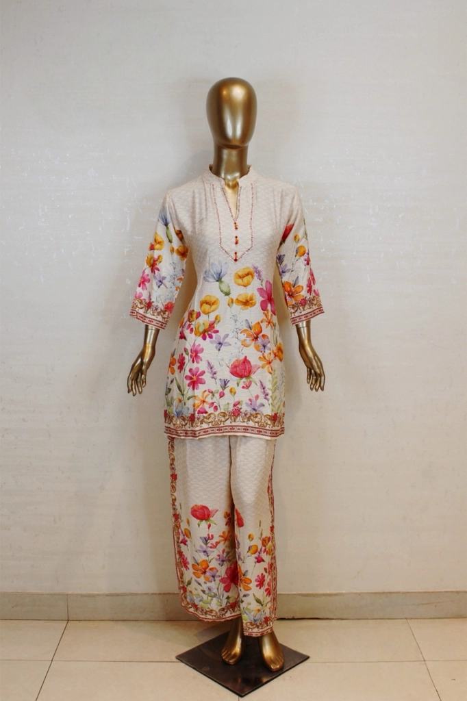 Floral Co-ord Set by Shruti Ethnic view 4