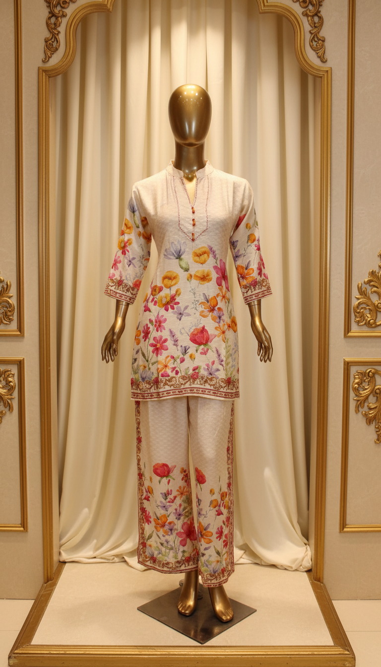 Floral Co-ord Set by Shruti Ethnic view 3