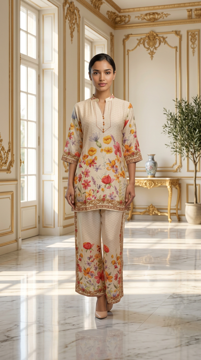 Floral Co-ord Set by Shruti Ethnic