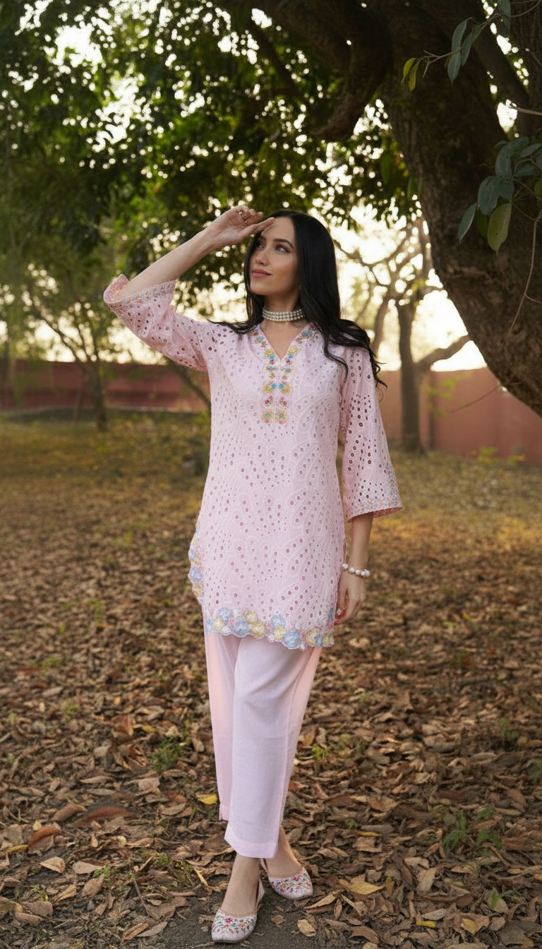 Pure Shiffly Pink Co-Ord Set view 4