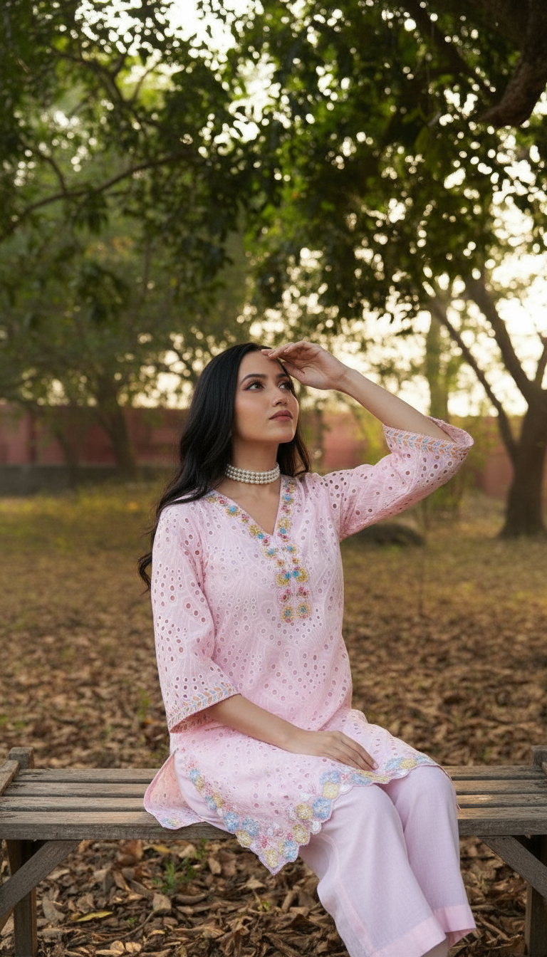 Pure Shiffly Pink Co-Ord Set view 3