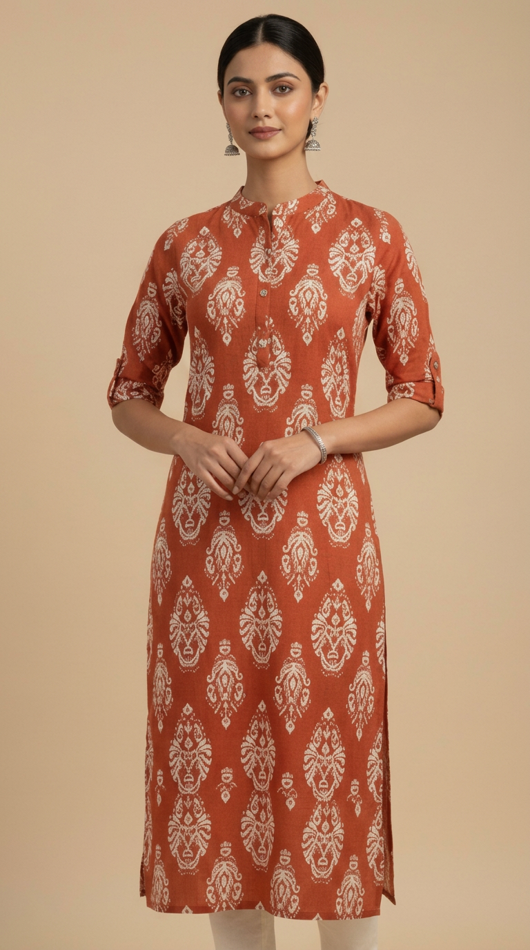 Printed Cotton Kurti view 5