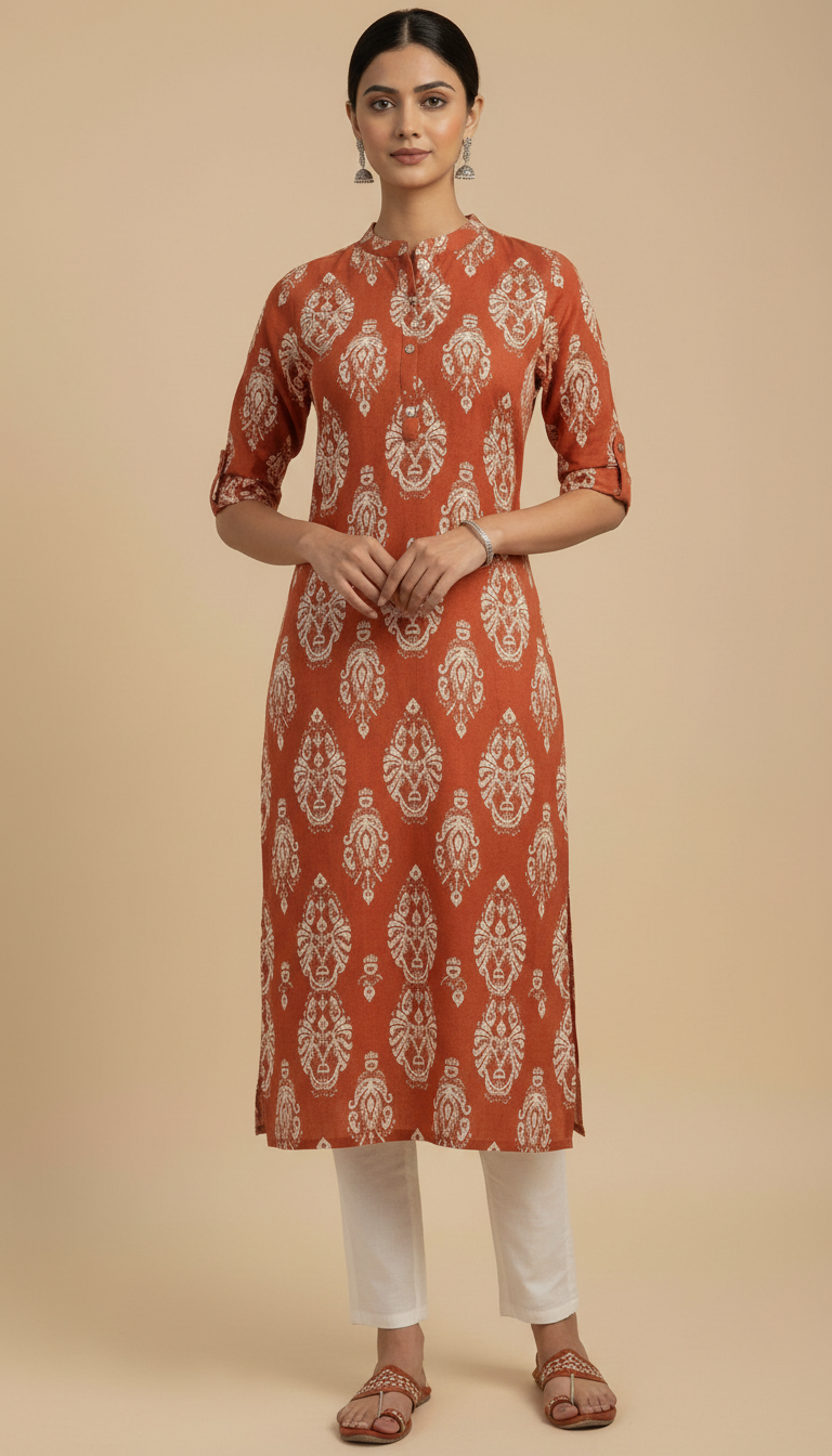 Printed Cotton Kurti view 2