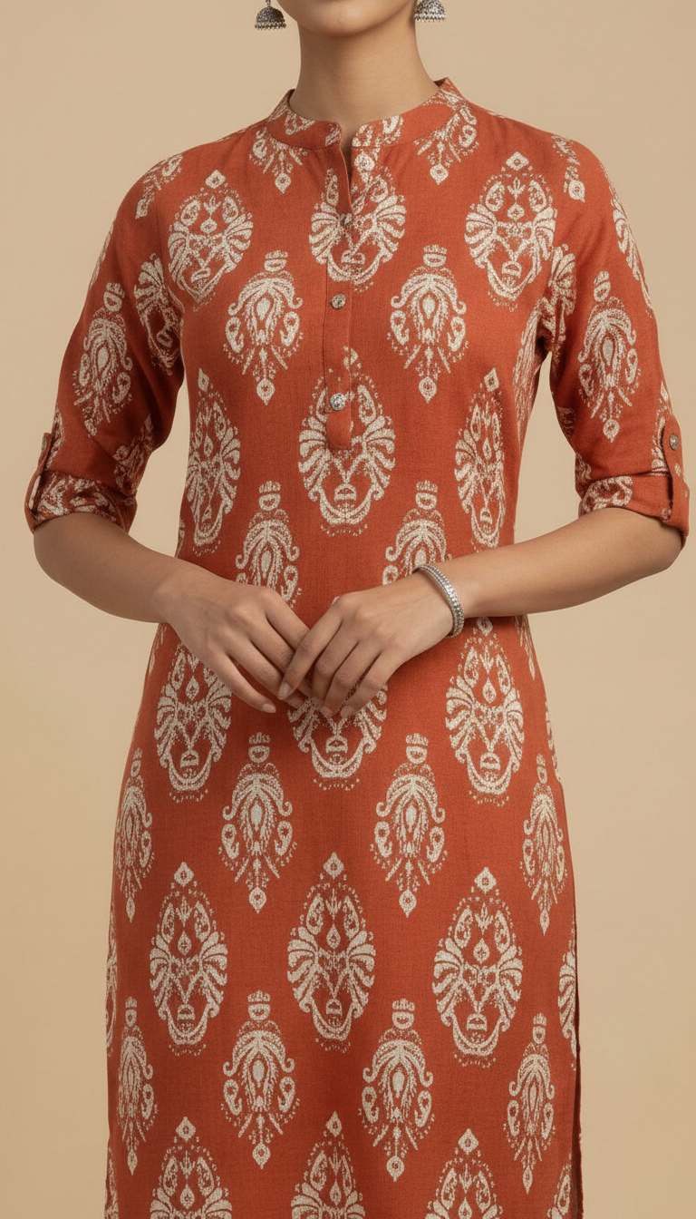 Printed Cotton Kurti