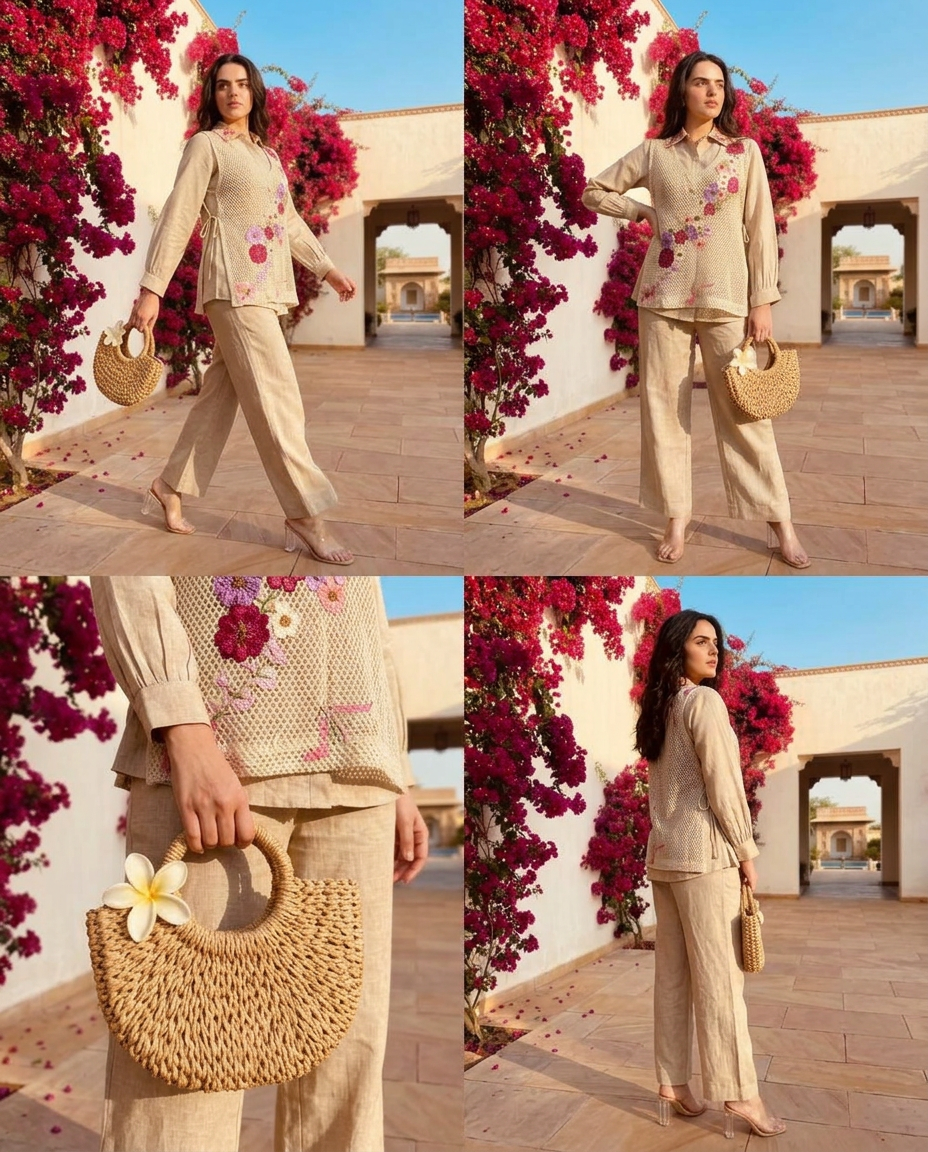 Crochet Shrug Coord Set view 2
