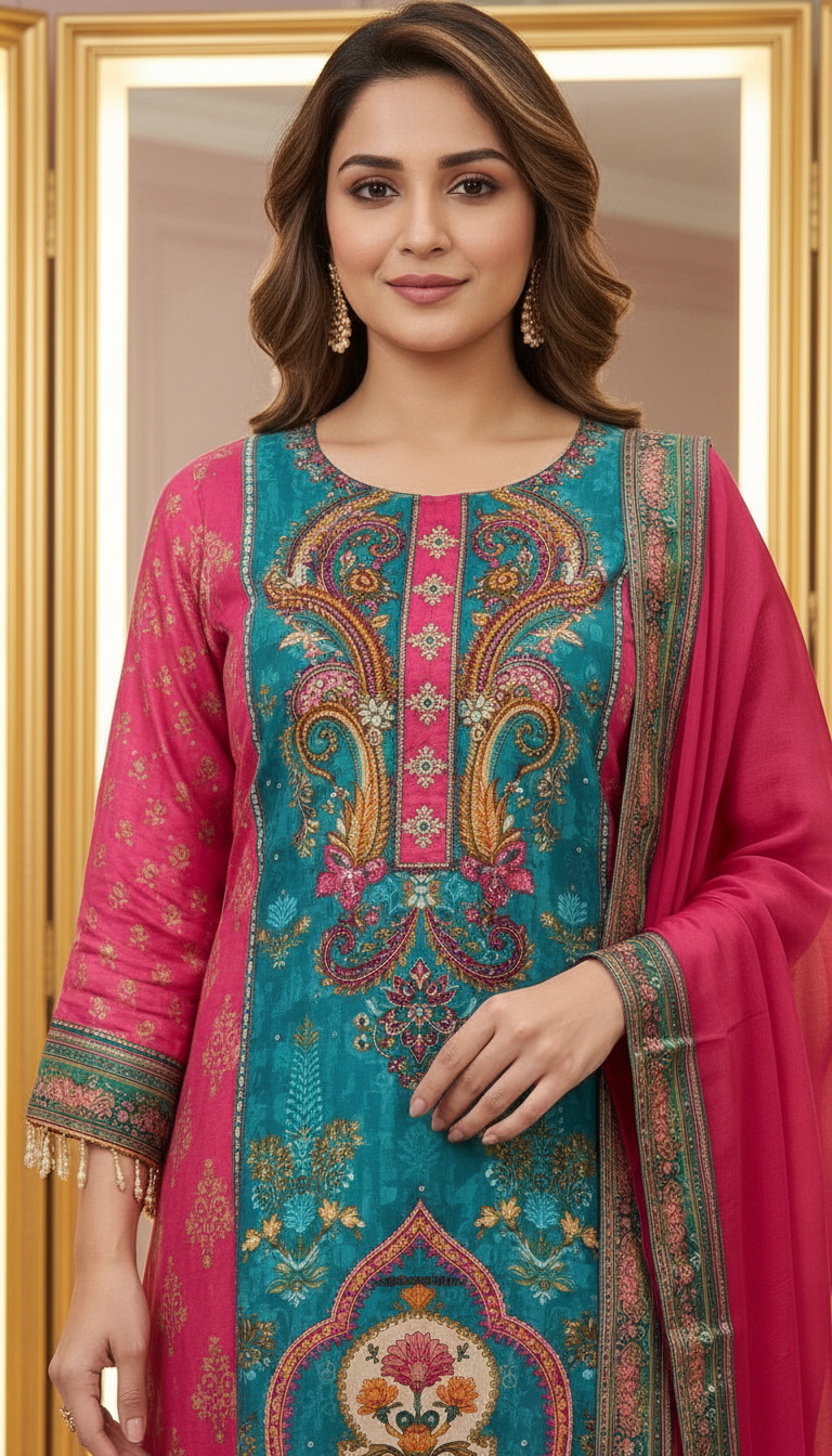A-Line Anarkali Set by Shruti Ethnic