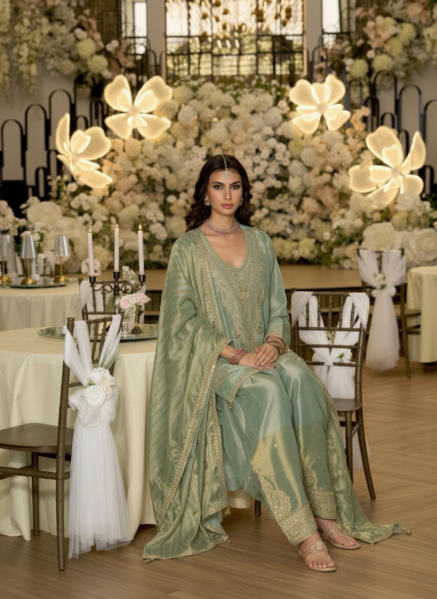 Pakistani Farsi Salwar Suit view 3