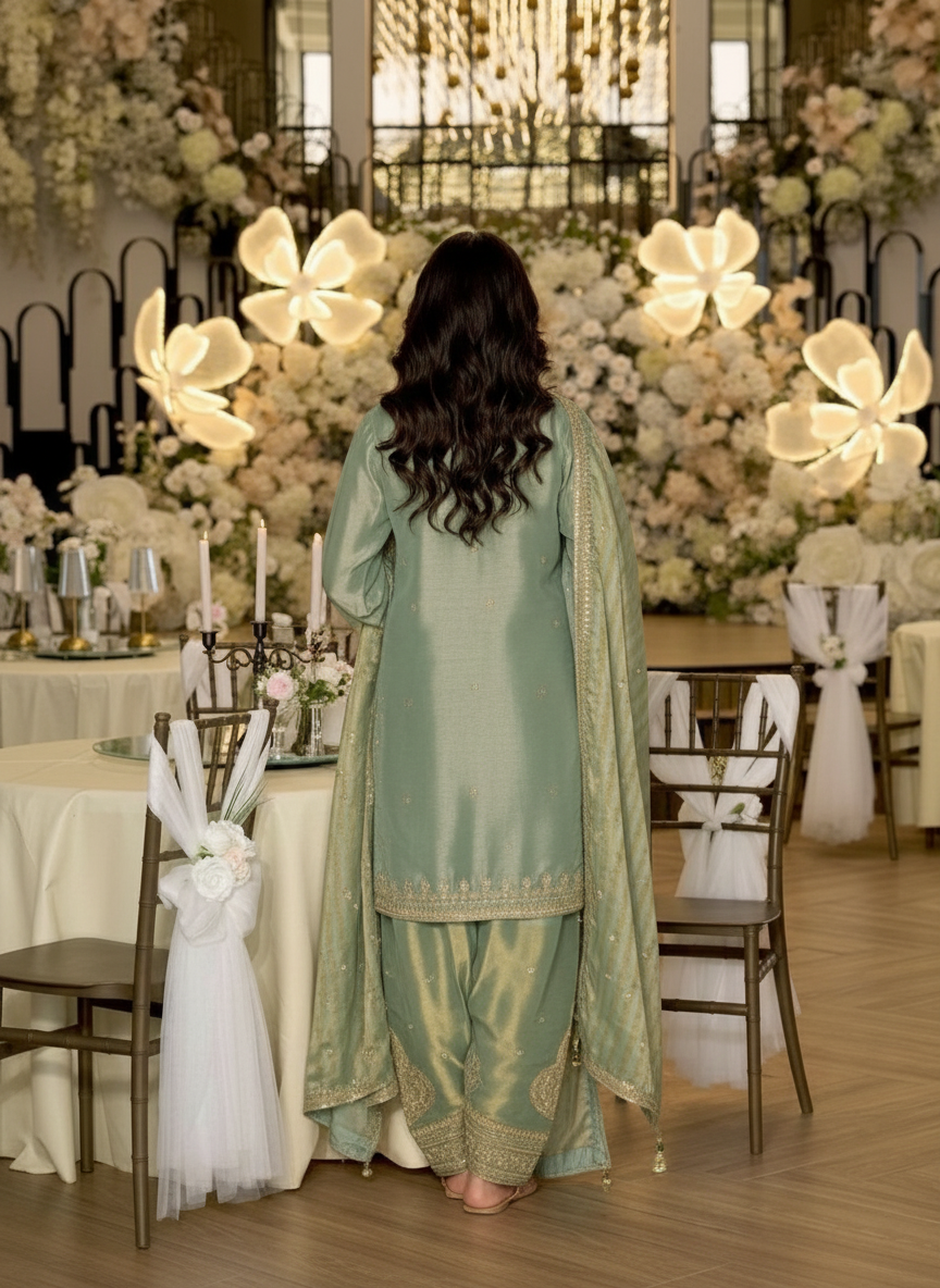 Pakistani Farsi Salwar Suit view 5