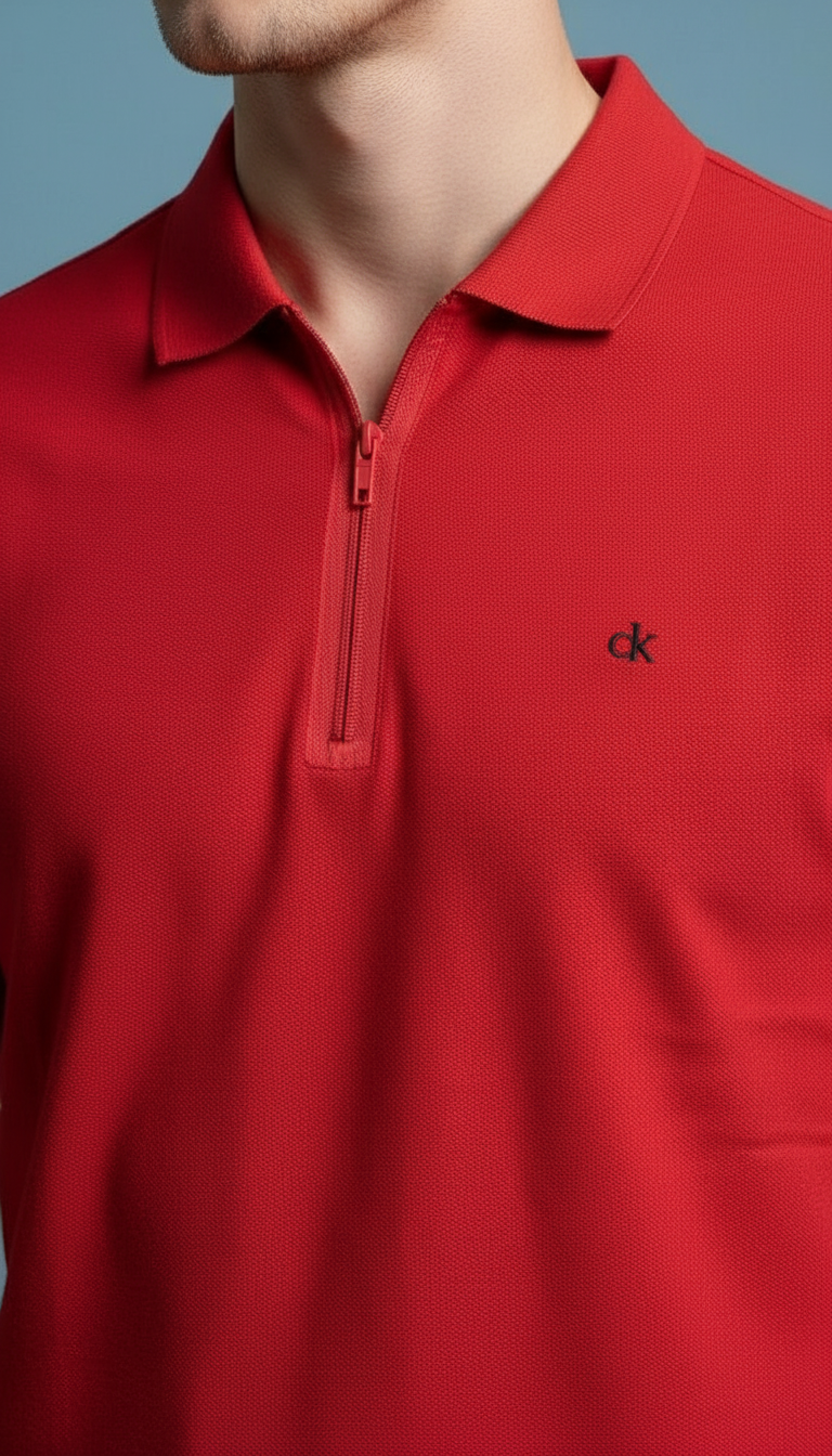 CK Red Polo T-Shirt