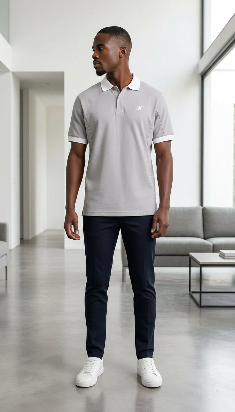 CK Contrast Polo T-Shirt